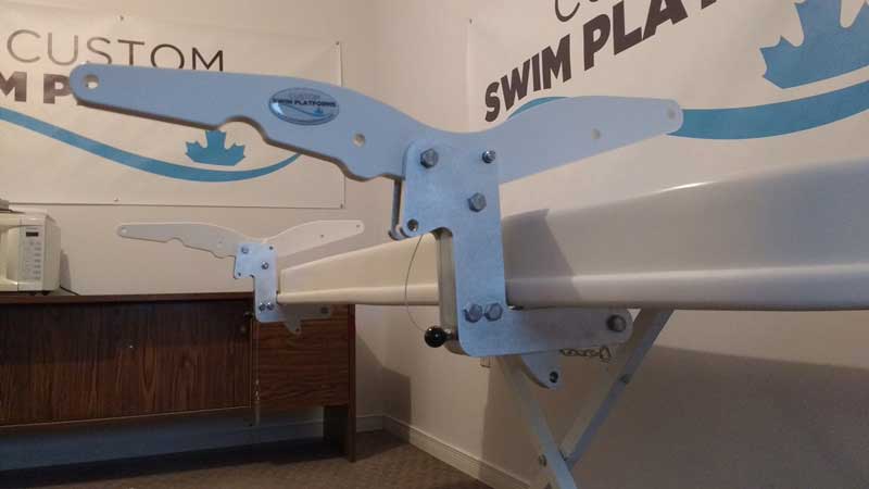 Custom Swim Platform Disappearing Davit System